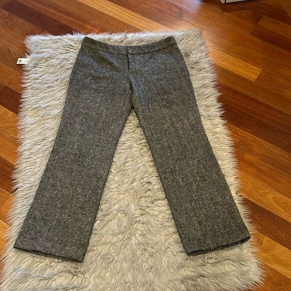 Prague women’s gray wool blend straight leg pants size 10 - Picture 1 of 5